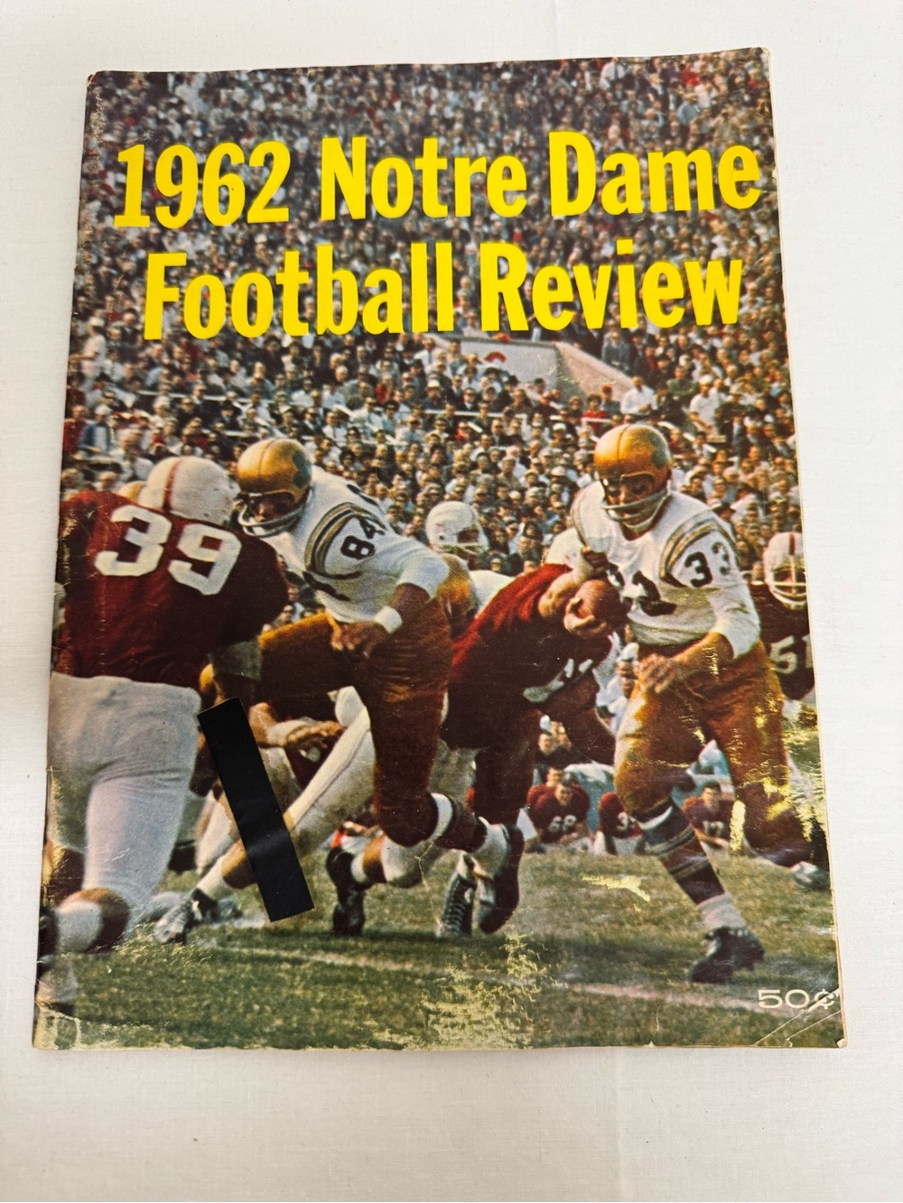 1962 Notre Dame Football Review Vintage NCAA College Football Program Yearbook